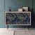 Froluya Dark Blue and Gold Vintage Floral Peel and Stick Wallpaper 17.7"x118.1" Dark Blue Floral Wallpaper Peel and Stick Removable Self Adhesive Wall Paper for Bathroom Bedroom Decorative Vinyl