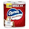 Charmin Ultra Strong Toilet Paper, 6 Mega Rolls = 24 Regular Rolls