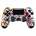 Produktbild SAR-Market - Oberschale kompatibel zu Playstation 4 Controller 2017 (Pro & Slim / JDM-040) (Soft Touch - Sticker Bomb)