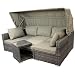 Produktbild Gartenmoebel Lounge Set MANACOR 16-teilig, hochwertiges Polyrattan, Farbe: grau Bicolor, wetterfest