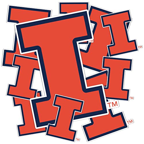 Desert Cactus University of Illinois Sticker Fighting Illini U of I Vinyl Decals Laptop Water Bottle Car Scrapbook T3 (Type 3-1)