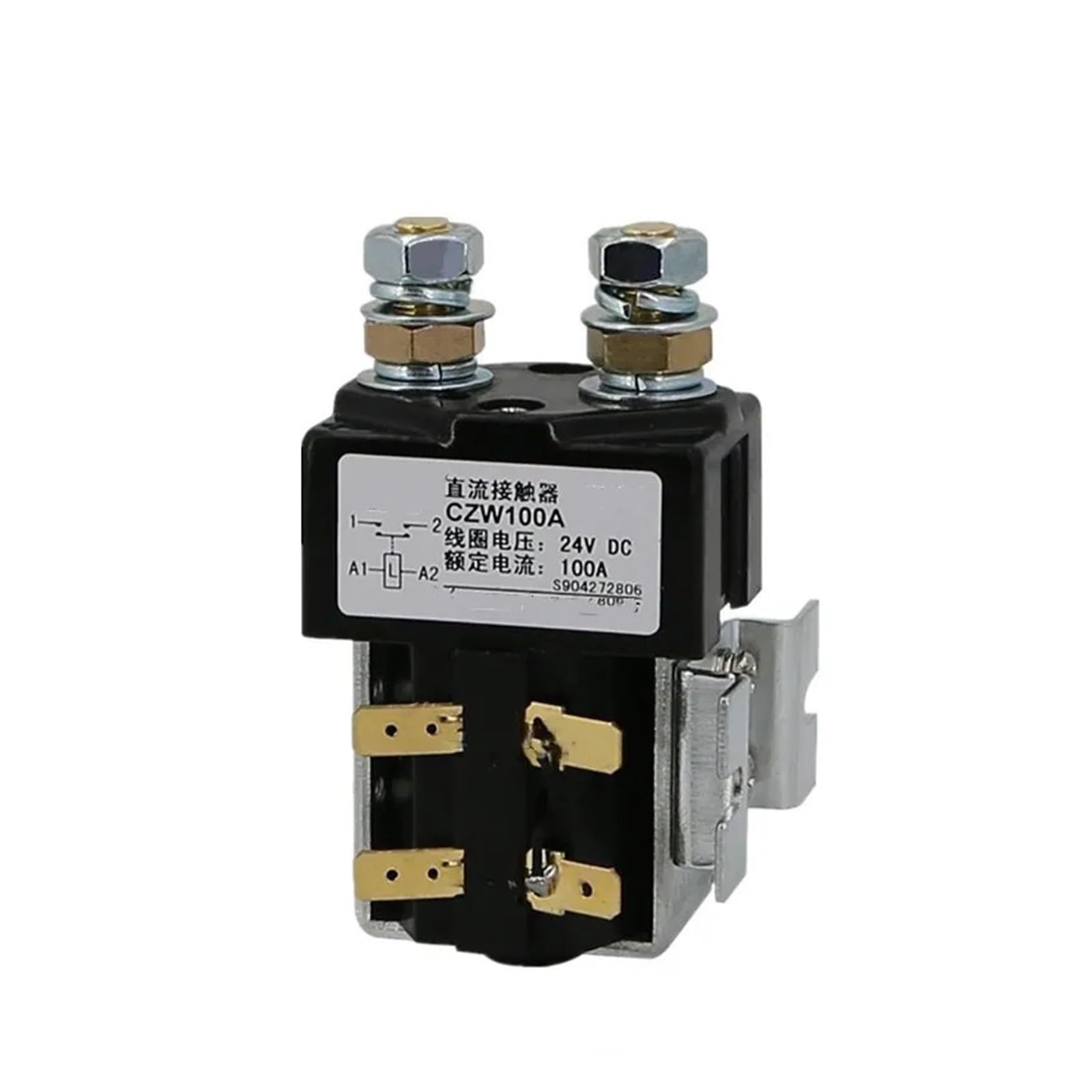 AUOQKQUT 1PC CZW100A/DC72V 1NO Contactor Electrical DC Contactor Switch 100A