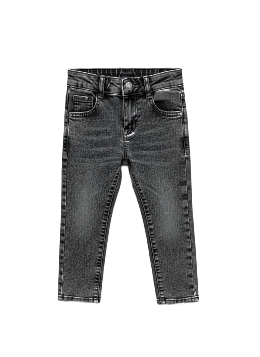 A.T.U.N. (ALL THINGS UBER NICE) Jeans in denim elasticizzati per ragazzi, in cotone, vestibilità dritta, morbidi e lavati, a vita media, comodi da indossare tutti i giorni, abbigliamento casual
