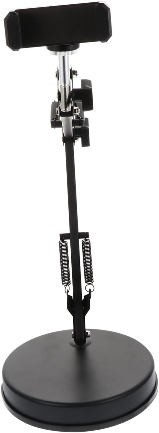 MERRYHAPY Camera Stand Iron Suspension Arm Video Recorder Bracket Webcam Holder Scissor Arm Stand Easy to Adjust for Recording