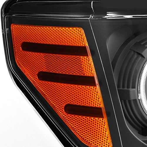AKKON - For 2007 2008 2009 2010 2011 2012 Dodge Nitro Dual CCFL Halo Black Projector Full LED Turn Signal Headlights