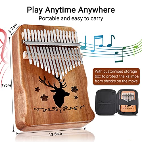 Kalimba 17 Clés Pouce Piano, Portable Doigt Piano Instrument de Musique, Bois Africain de Haute Qualité, Kalimba… - Les Beatles, Paul McCartney, John Lennon, RIngo Starr, George Harrison Kalimba 17 Clés Pouce Piano, Portable Doigt Piano Instrument de Musique, Bois Africain de Haute Qualité, Kalimba… – Image 7