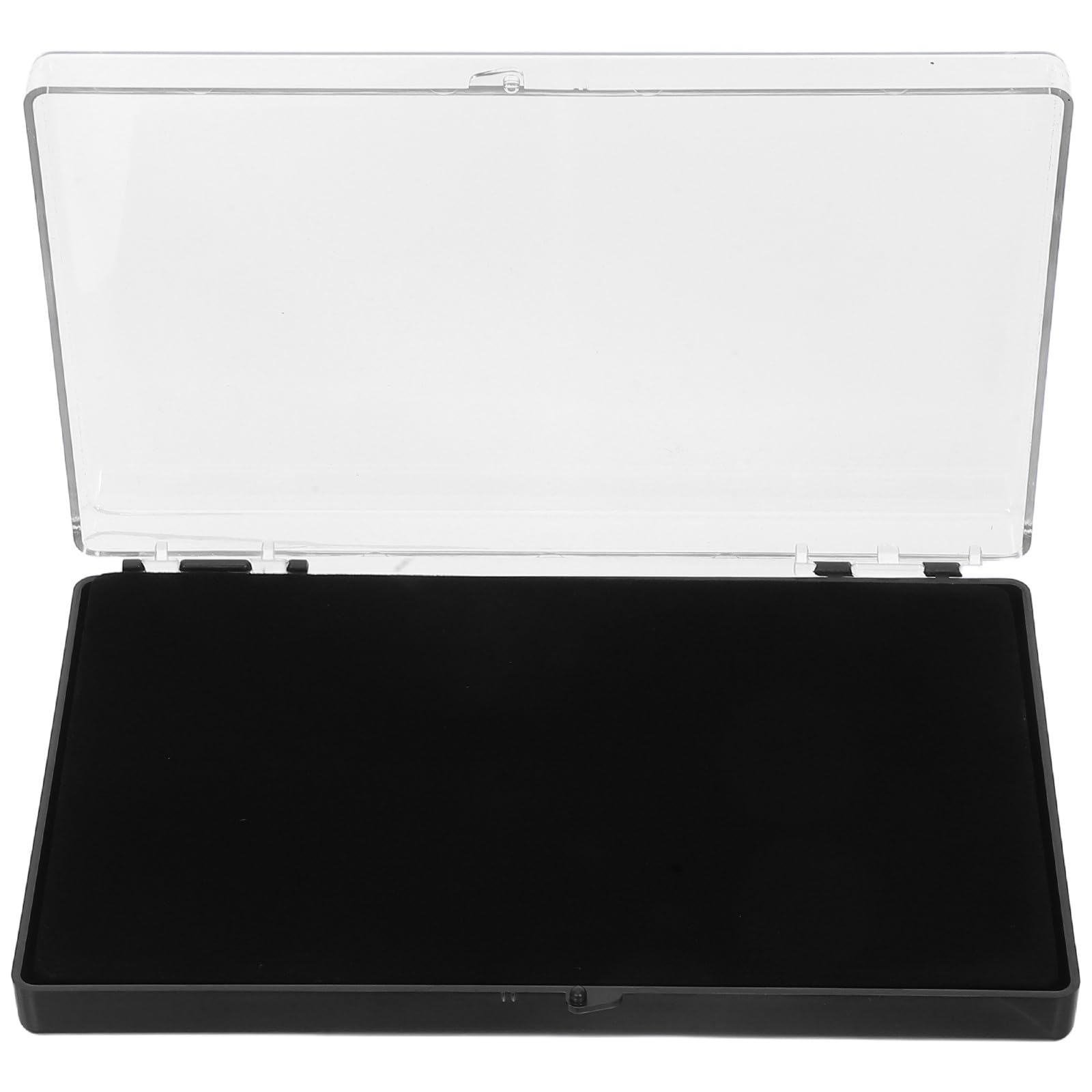 NUOBESTY Medal Display Case Jewelry Storage Box 200x120x30mm with Black Velvet Insert Pin Holder Organizer for Home Office Trophy Cabinet Use