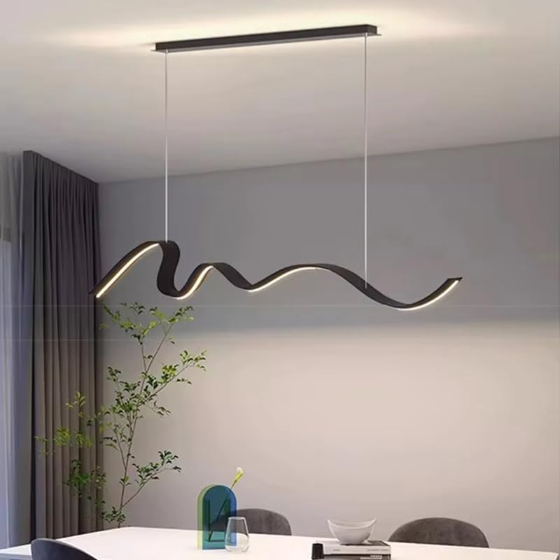 Miniatura 3 de Modern Dining Room Lamparas Decoracion Hogar Moderno Smart Pendant Lights Decoration Salon Chandeliers for(Warm White,Length 150cm)