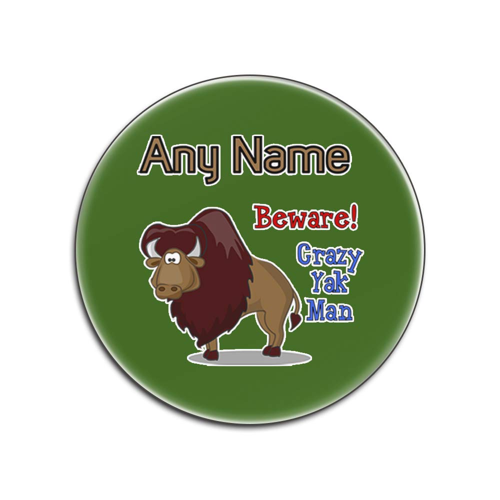 Sous-verres personnalisés Crazy Yak Man, une idée cadeau originale et verte