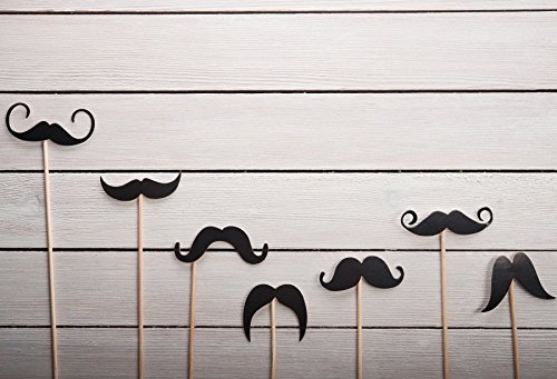 Leyiyi 7x5ft Photography Background Boys Birthday Party Backdrop Fun Fair Circus Moustache Support Vintage Wooden Board Carnival American Fiesta Stag Party Baby Shower Photo Portrait Vinyl Studio Prop