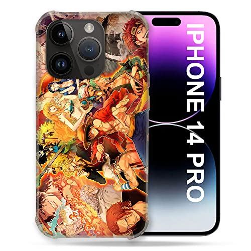 Coque One Piece Nakama iPhone 14 Pro 6.1 protection intégrale motif anime