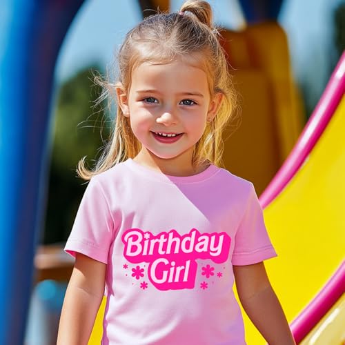 Image of Birthday Shirt Girl Doll Themed Birthday Party Outfit Clothes Toddler Birthday Girl Shirt 6