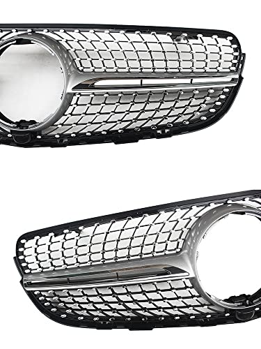 Calandre de style diamant pour GLC W253 X253 C253 2015-2019 pare-chocs avant