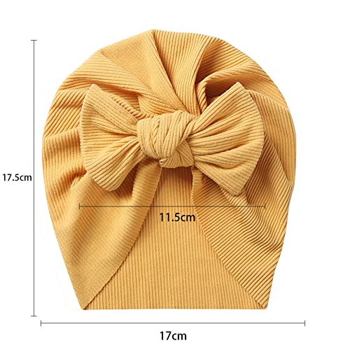 QandSweet Baby Girls' Hats & Caps Knotted Turban Cute Toddler Hat Hair Accessories 3-36M4