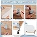 Ireer 23 x 18 Inch Desk Privacy Panel for Students Desk Divider Partition Cubicle Light Shield Frosted Acrylic Office Accessories for Schools Classrooms