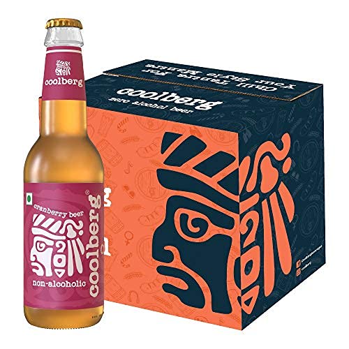 Coolberg Cranberry NonAlcoholic Beer 330Ml Each Glass Bottle (Pack of