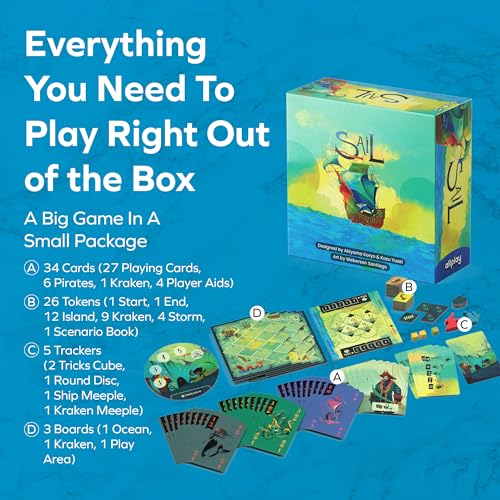Juego de mesa cooperativo Sail para 2 jugadores miniatura 4
