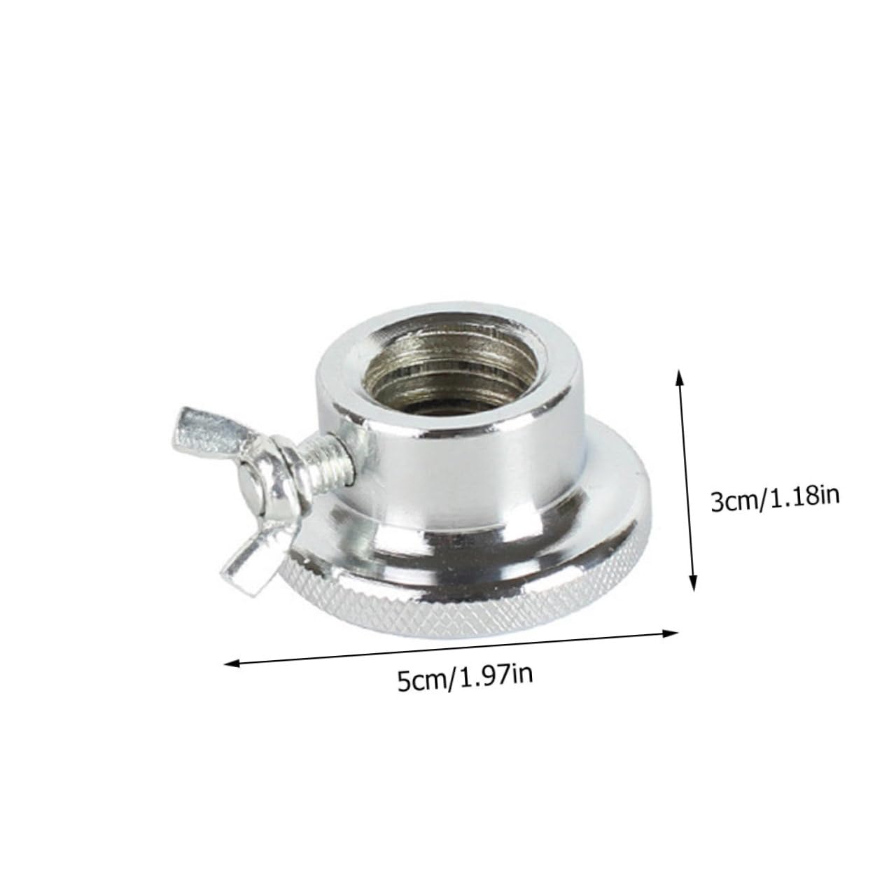 POPETPOP 4 Piezas de Tuerca Antideslizante de Seguridad Doble Cierre para Barra de Mancuernas, Collar de Bloqueo de 2.5 Cm, Accesorio Resistente para Entrenamiento de Fuerza y