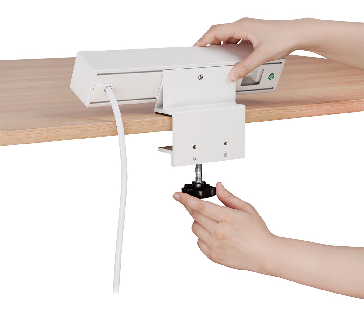 maxtrack Presa da tavolo NV62L 3 prese con contatto di protezione con 2 porte USB e 2 porte LAN, presa multipla per casa con fissaggio da tavolo, pulsante di accensione e spegnimento, ciabatta con