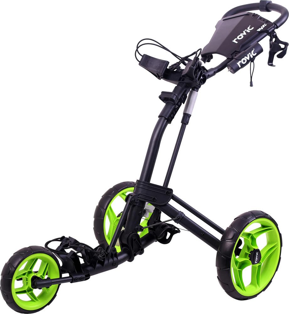 Rovic 's RV2L Trolley, Charcoal/Lime,