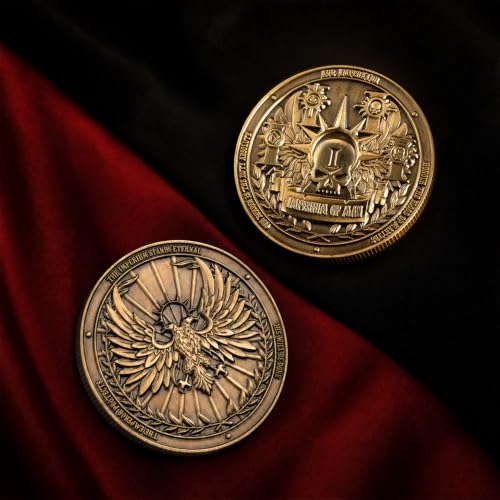Starforged Compatible with Warhammer 40k Collectible Coin: Imperium of Man 1 PC