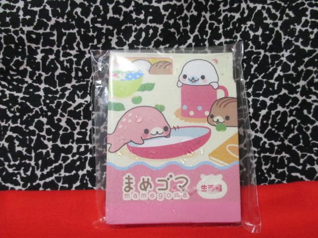 Amazon.co.jp: サンエックス まめゴマ 生活編 メモ帳 ピンク アザラシ