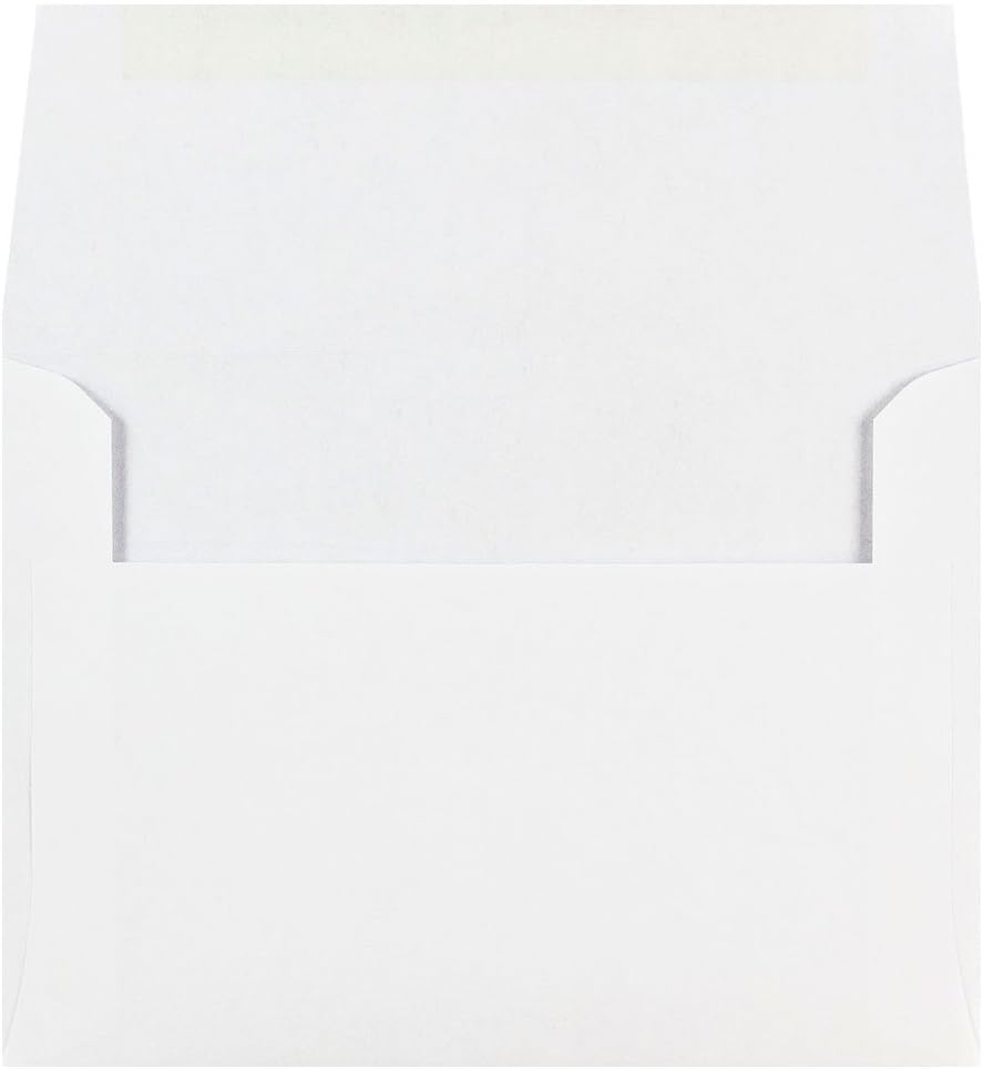 JAM PAPER A6 Invitation Envelopes - 4 3/4 x 6 1/2 - White - Bulk 250/Box