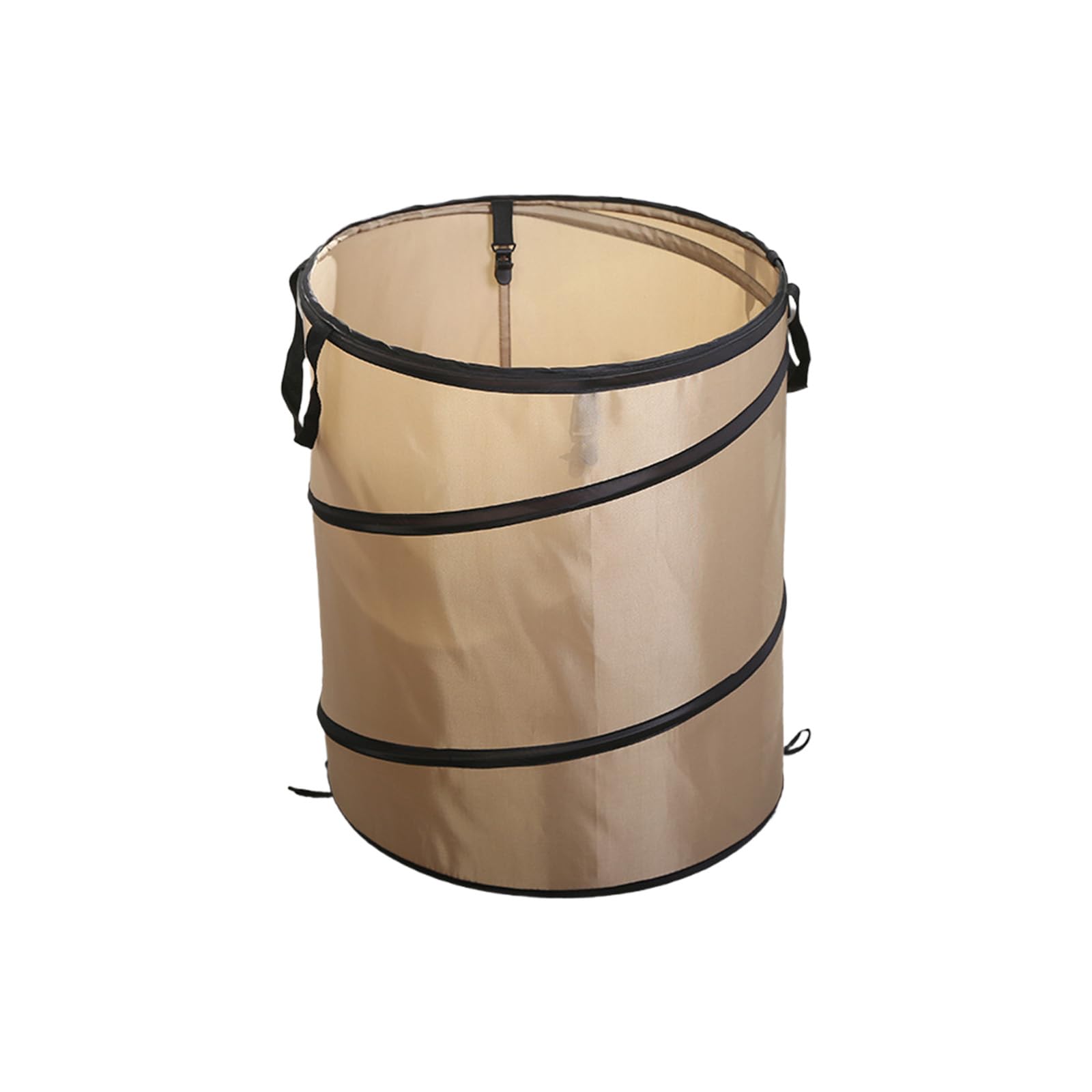 Linvimia Shallow Coffee Large Capacity Foldable Garden Sacks, Tear-Proof & With Carry Handles For Branches And Rubbish Sturdy Handle Garden Waste Bags