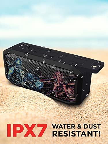 Image of Macmerise Worthy Thor and Mighty Thor 6W Wireless Bluetooth Portable Speaker with USB Support, SD Card, AUX, IPX7 Water & Dust Proof, TWS Function, Powerful Bass, FM & Call Function