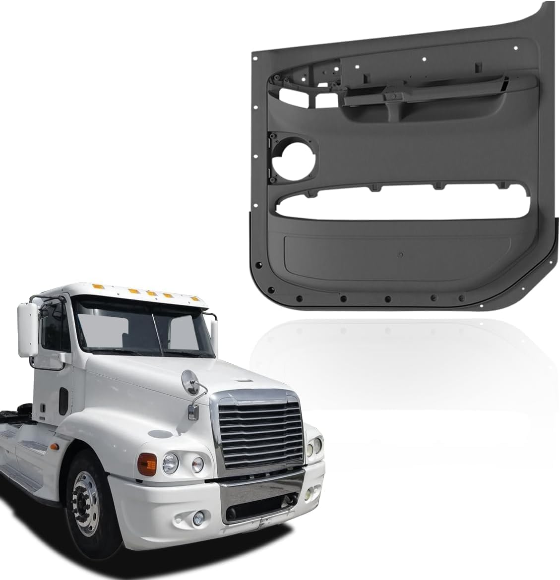 Cab Door Panel Fit For Left Freightliner 1996-2010 Freightliner Century Columbia Trucks