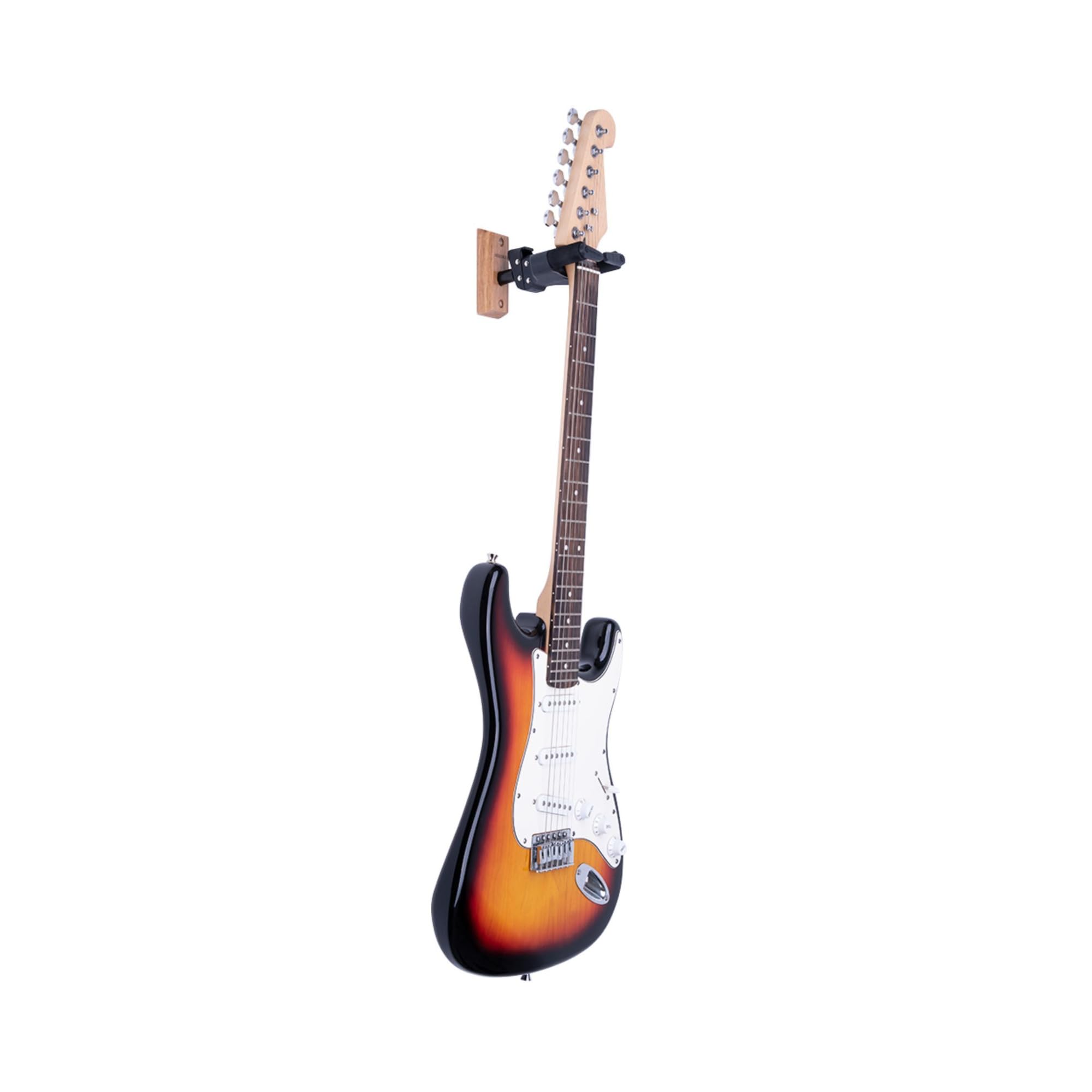 Hercules Stands GSP38WB Plus AGS support mural pour guitare avec base en bois