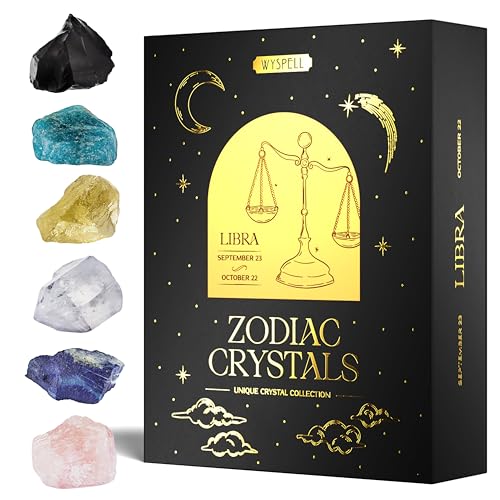 Wyspell Libra Crystal Set - 6 Raw Libra...