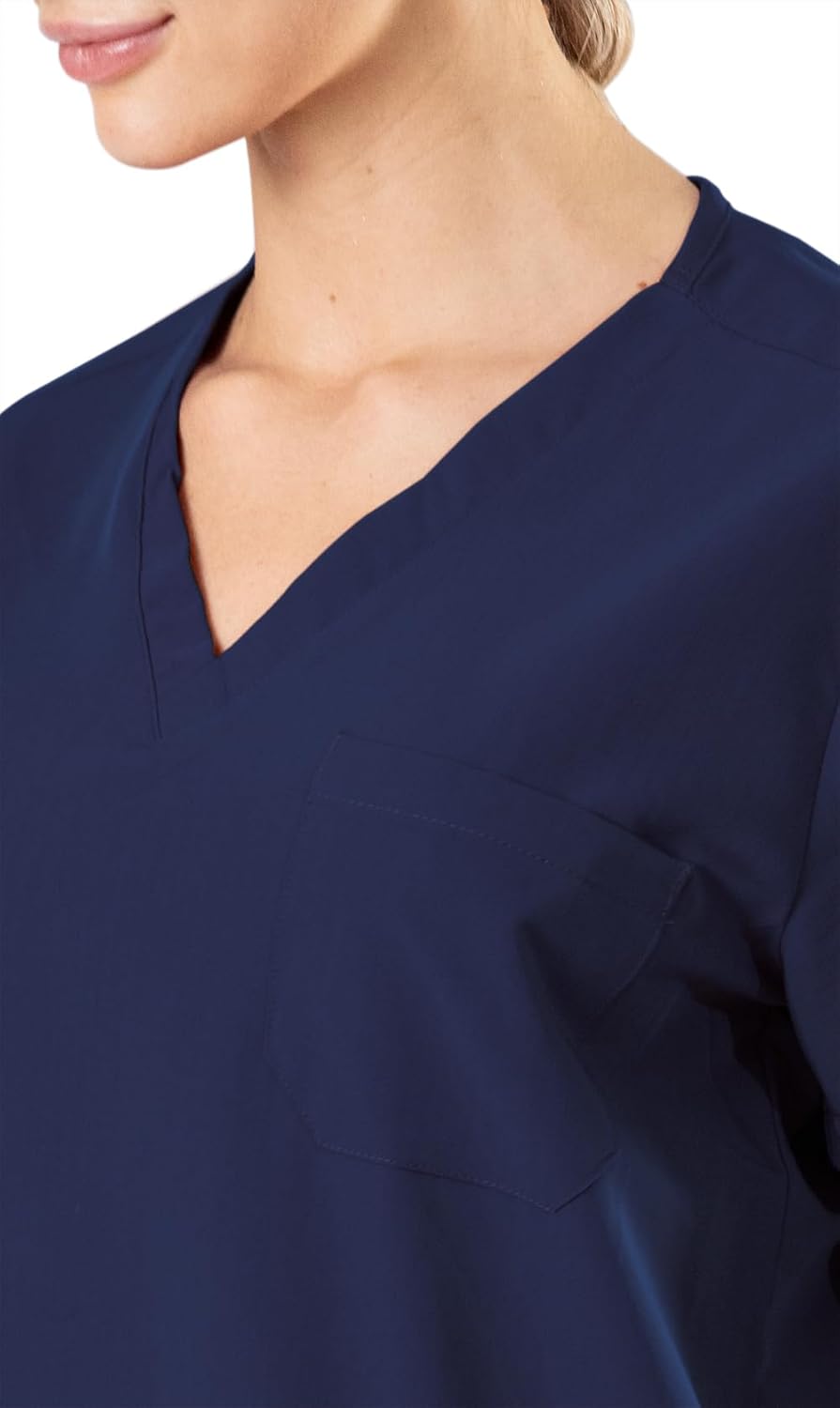 Scrub Tops for Women, V-Neck Medical Uniform Top with 4 Pockets, Soft Stretch and Durable Scrub Shirt - Image 3