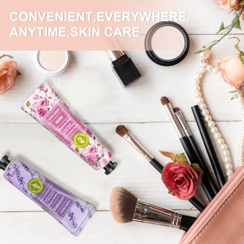 6. Bild von 14 Pack Handcreme Weihnachtsgeschenke Trockene Rissige Hände Fuß Feuchtigkeitscreme für den Winter, Duft Hand Tag Nachtcreme - Körpercreme zieht Schnell ein Geschenkset (420ml)