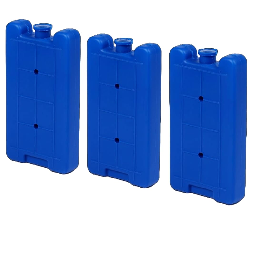 3 Pcs Ice Gel Pads Packs Filled with HDPE Gel, Leak-Proof Packs, Multipurpose Use Ice Gel Pads, Ice Gel Packs for Pain Relief, Cold Therapy, Temperature Maintain Long Lasting Reusable