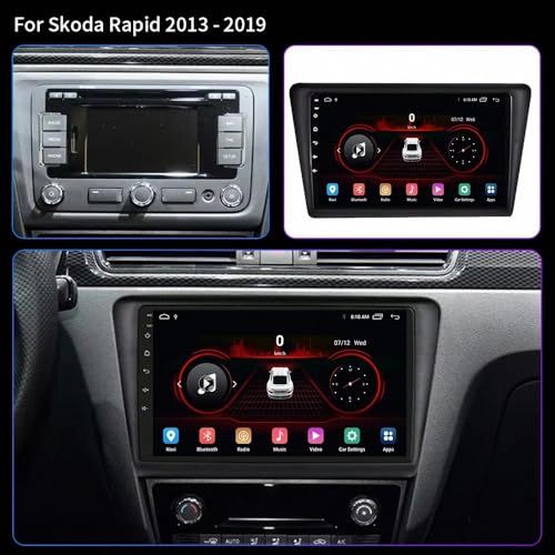 Pantalla Carplay para Seat Toledo 2015-2018 con Android Auto 5