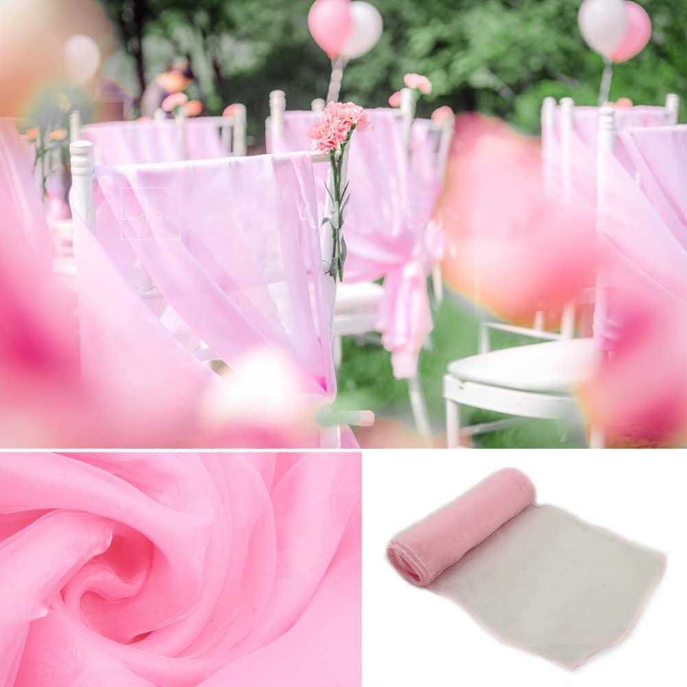 Schleifen für Stuhlhussen Stühle 18×275cm Organza Stuhlschleifen Stuhl-Schärpen Bänder Elegant Stuhlschärpen für Hochzeit, Party, Geburtstag,Hotel,Bankett, Dekoration