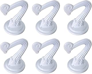 Alipis Bed Netting Hooks Wall Hooks 10 Sets Ceiling Hanging Hook Ceiling Hook Wall Hooks Swag Hooks Hook up Metal Hook Zinc Alloy