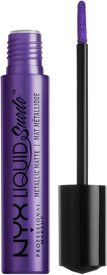 Liquid Suede Metallic Matte Lipstick - Ego (Bright Purple)