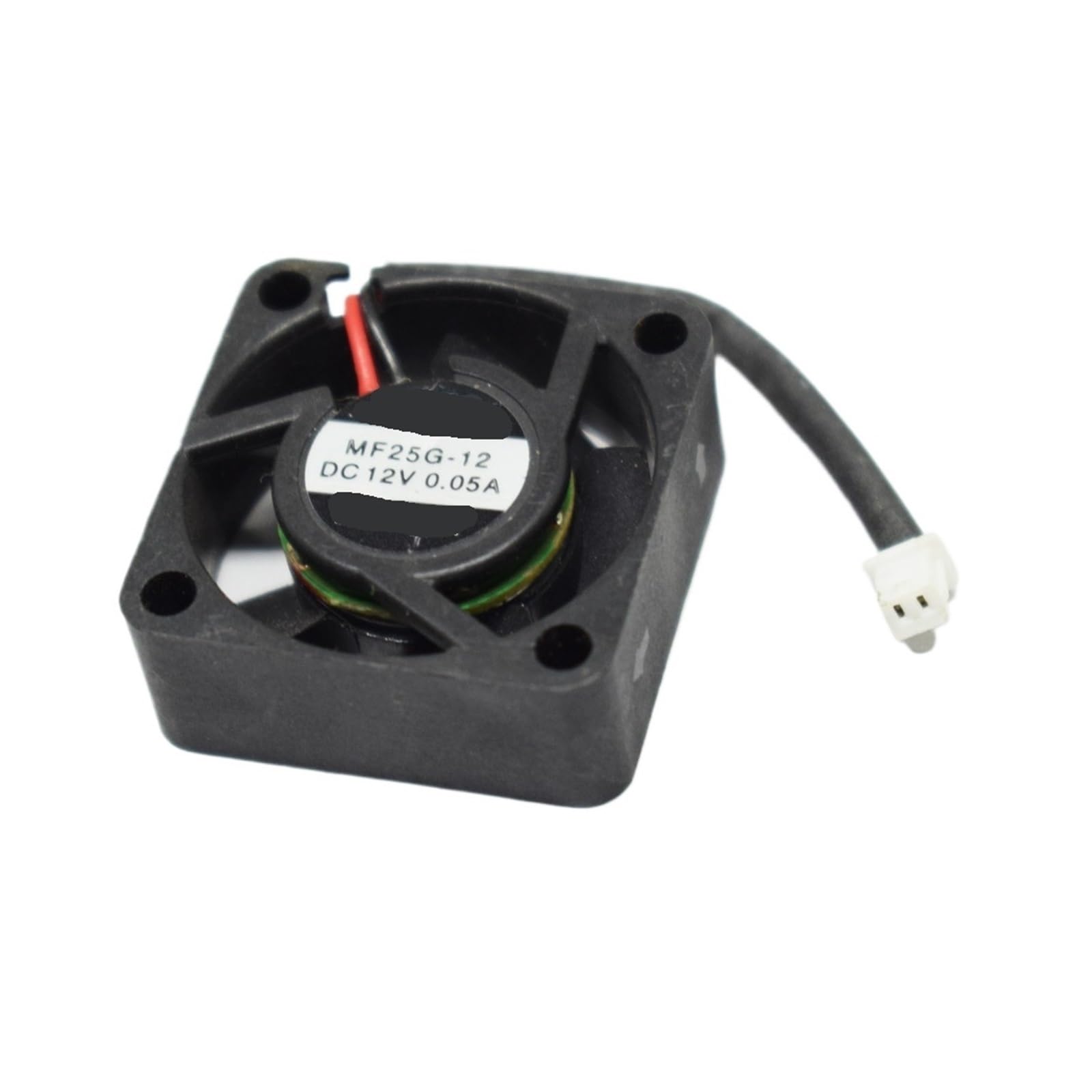 OKEWGHFL 10 Pack MF25G-12 25x25x10mm 2510 12V 0.05A 2 Pin 5 Blade DC Brushless Fan