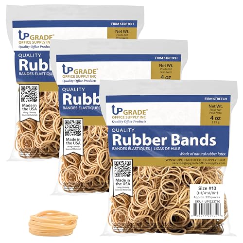 Élastiques en caoutchouc naturel taille 10 pour ranger l'atelier et regrouper vos sachets de cuisine
