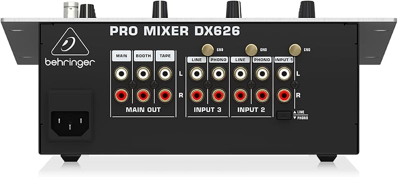 Behringer PRO MIXER DX626 Professional 3-Channel DJ Mixer with BPM Counter and VCA Control