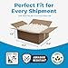 MagicWater Packing Peanuts for Shipping - 1 Cu Ft - Bio Tube Recycled Compostable & Biodegradable Void Filler - Cushion for Shipping Packaging - Dust-Free & Abrasion Resistant - Non Styrofoam