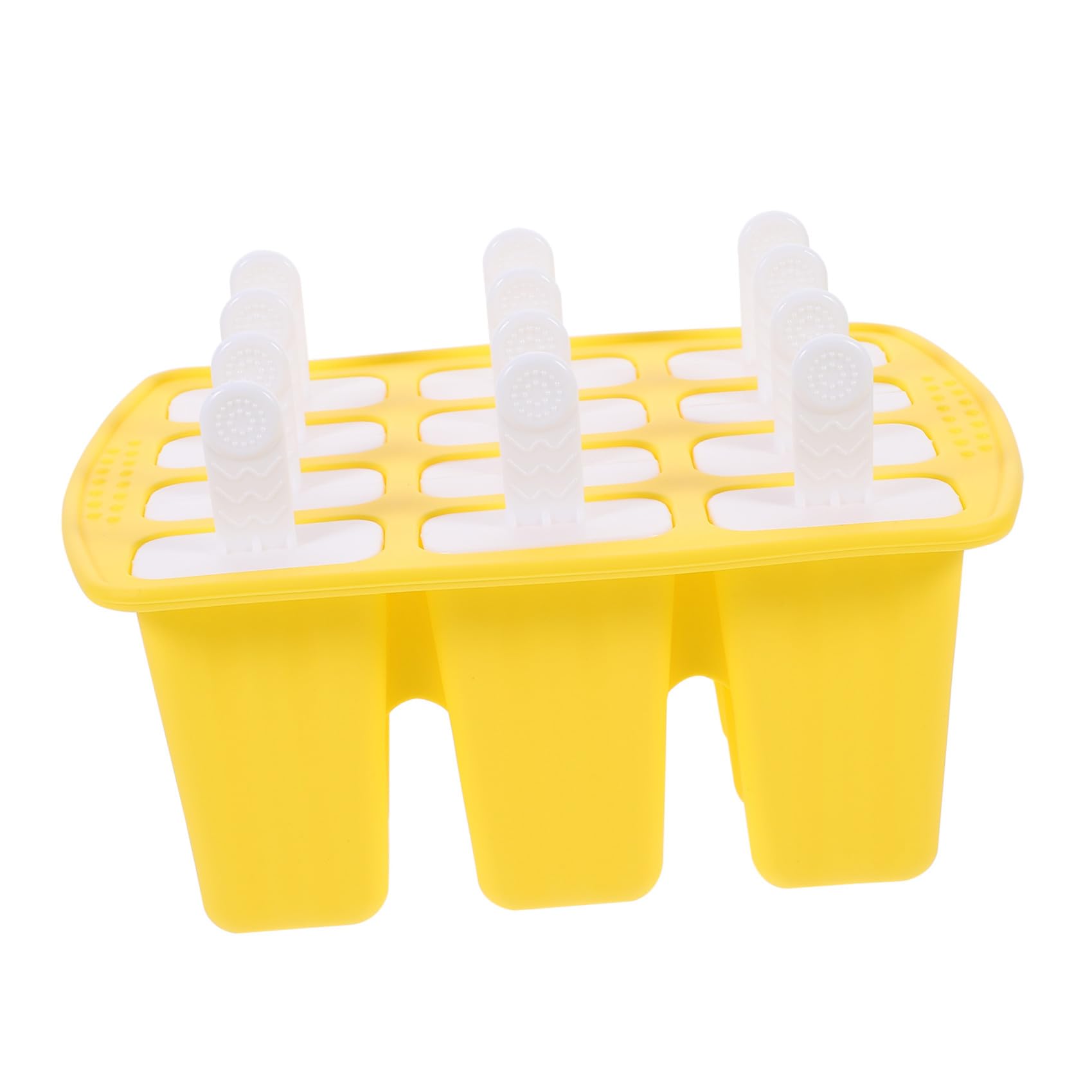 Moule à Glace en Silicone, 12 Compartiments, pour Fruits et Pâtes, Usage Maison ou Hôtel, pour L’été, Lot de 1 Set de Set
