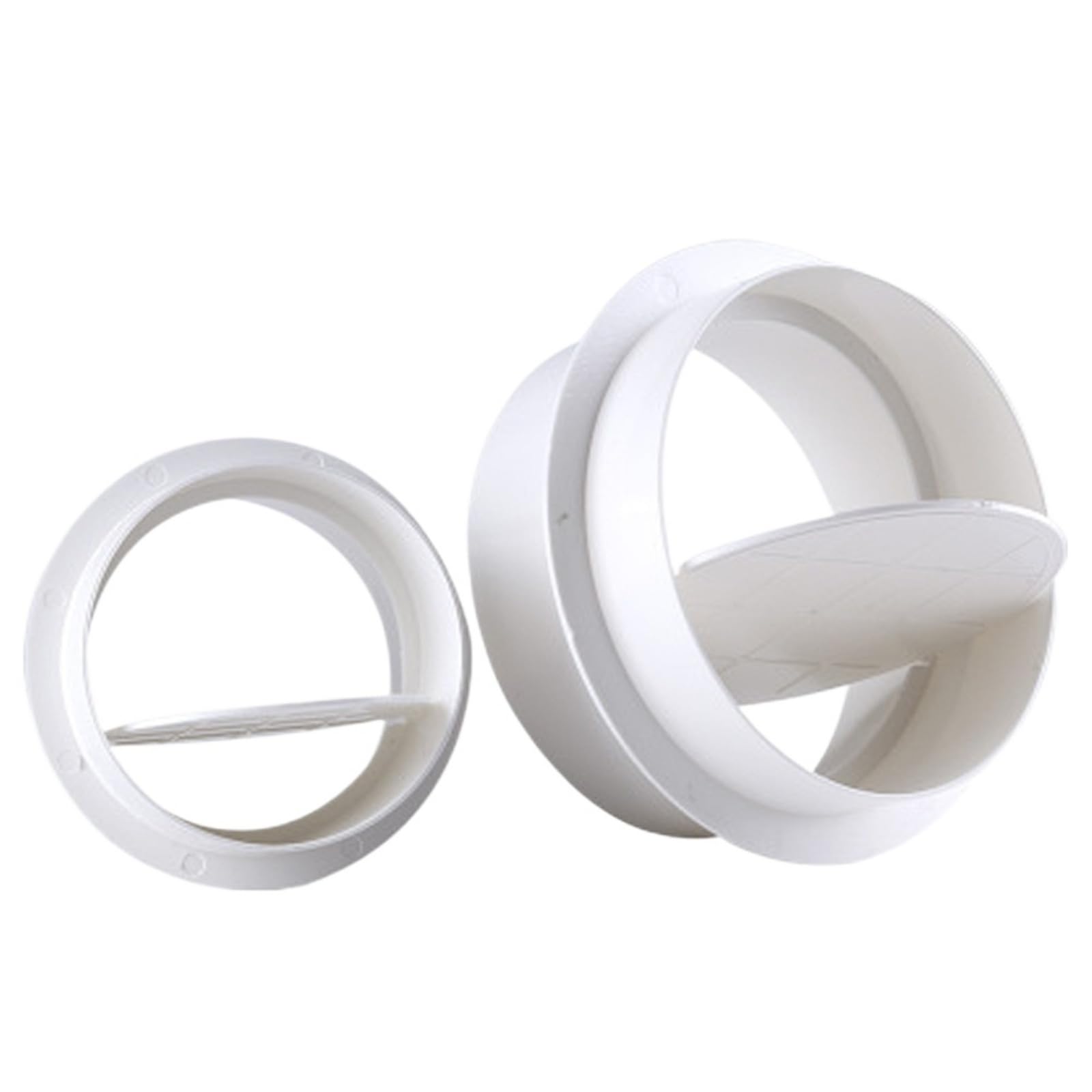 Clapet anti-retour PVC 75mm pour extracteur de salle de bain