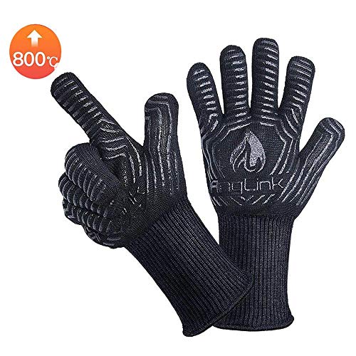 Gloves Grilling Heat Resistant Oven Heat Resistant Up To 800 ℃ / 1472 ℉ For BBQ Cooking Baking Welding