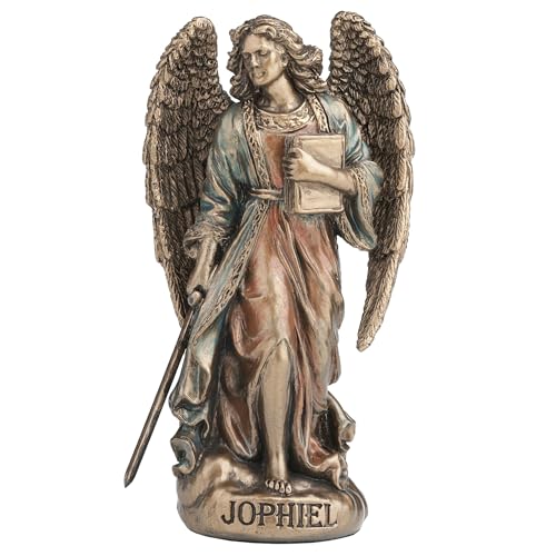 Figurines archange Veronese Design statuette finition bronze d'intérieur