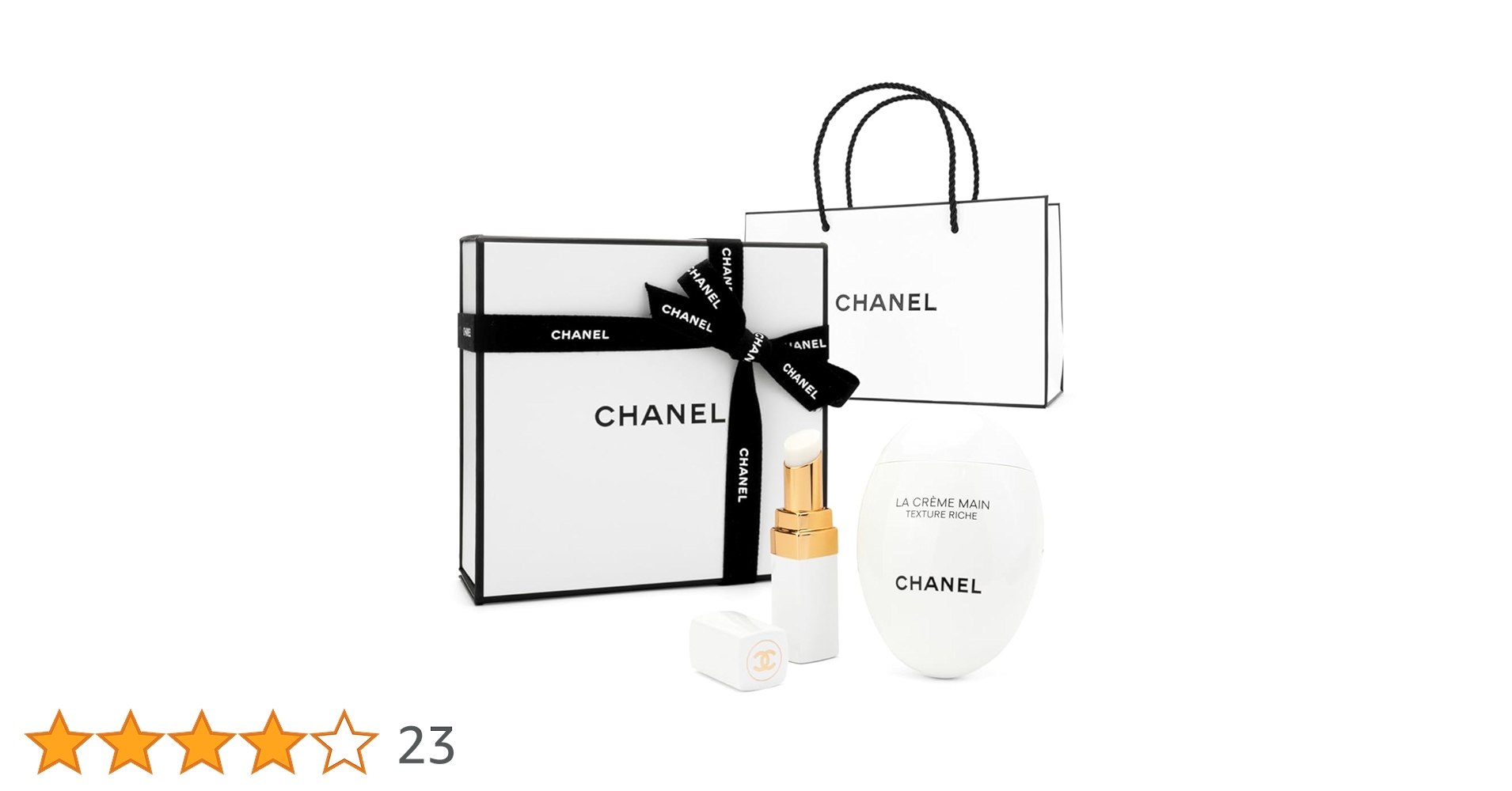 シャネル　ラ　クレーム　マンリッシュ&コットン　マグネット箱　紙袋とコットン付き Amazon.co.jp: 【ギフトセット・ギフトBOX付】CHANEL シャネル