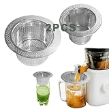 2Pack Pulp Strainer for Nama J2, Cold Press Juicer Suitable for Nama J2 Juicer Secondary Fine Filter...