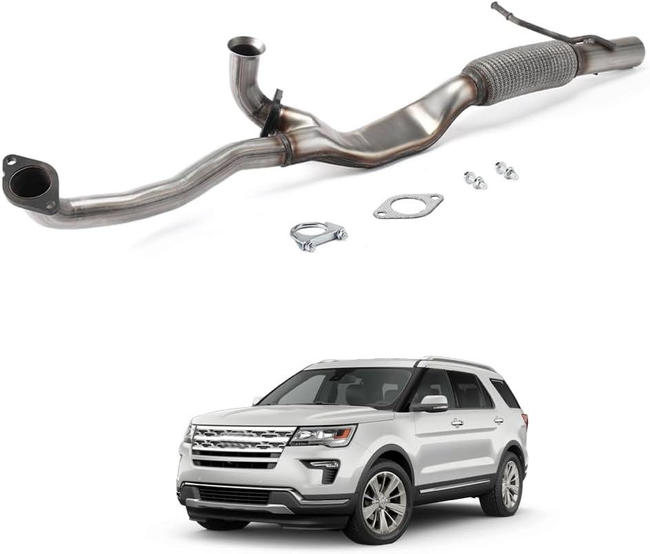 Exhaust Muffler Pipe compatible with 2011-2019 Ford Explorer 3.5L(non turbo) 55661